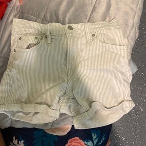 Worn twice. Size 28 mid length shorts